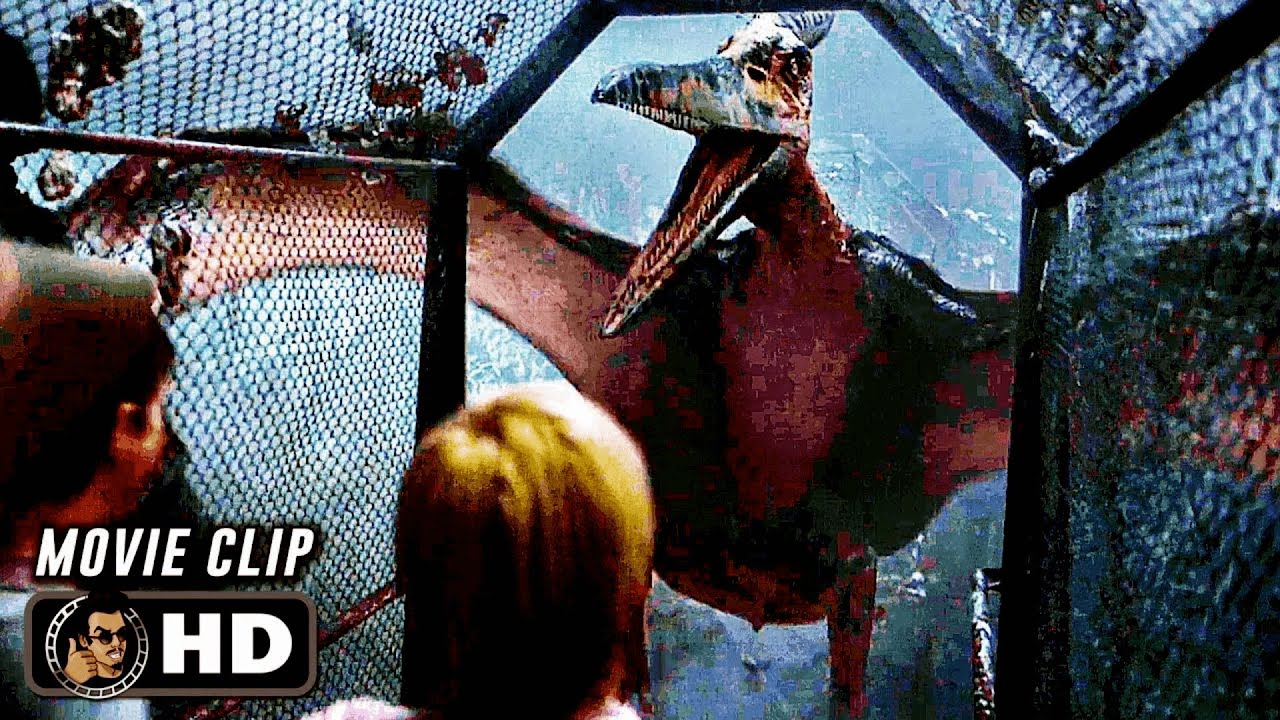 Billy Saves Erik Scene | JURASSIC PARK III (2001) Sci-Fi, Movie CLIP HD