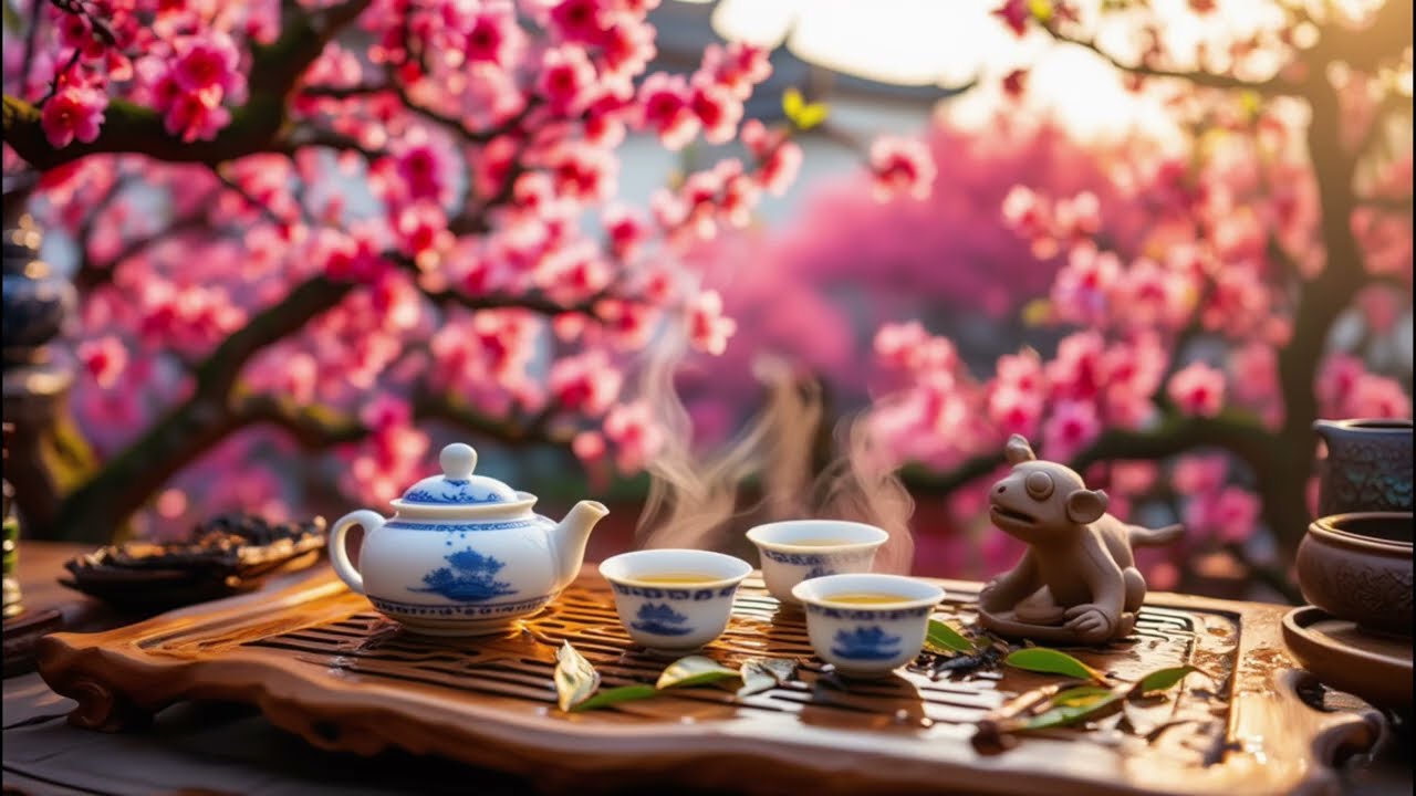 Calm Background Music for Tea Ceremony 🍃 Peaceful Tea Atmosphere