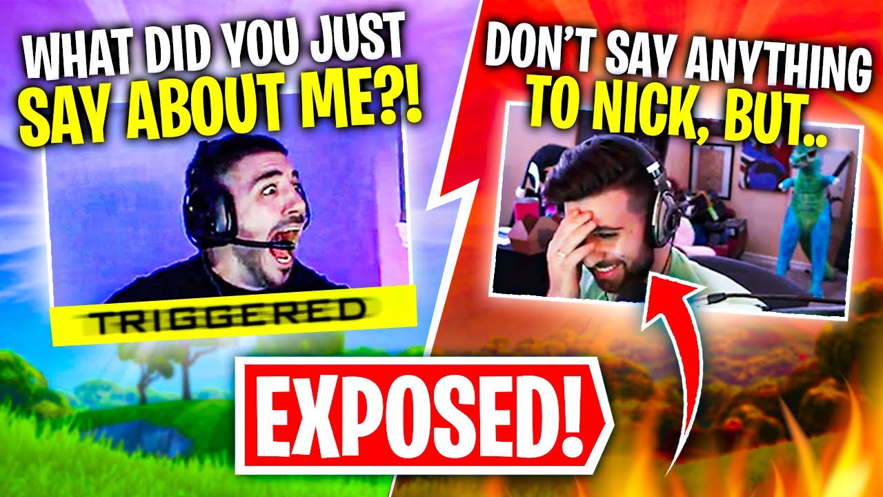 SypherPK *EXPOSED* For SECRETLY Roasting Nickmercs.. (Fortnite Battle Royale)