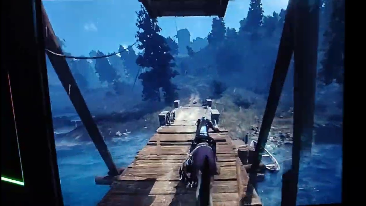 The witcher 3 on switch on a CRT monitor from 2000!