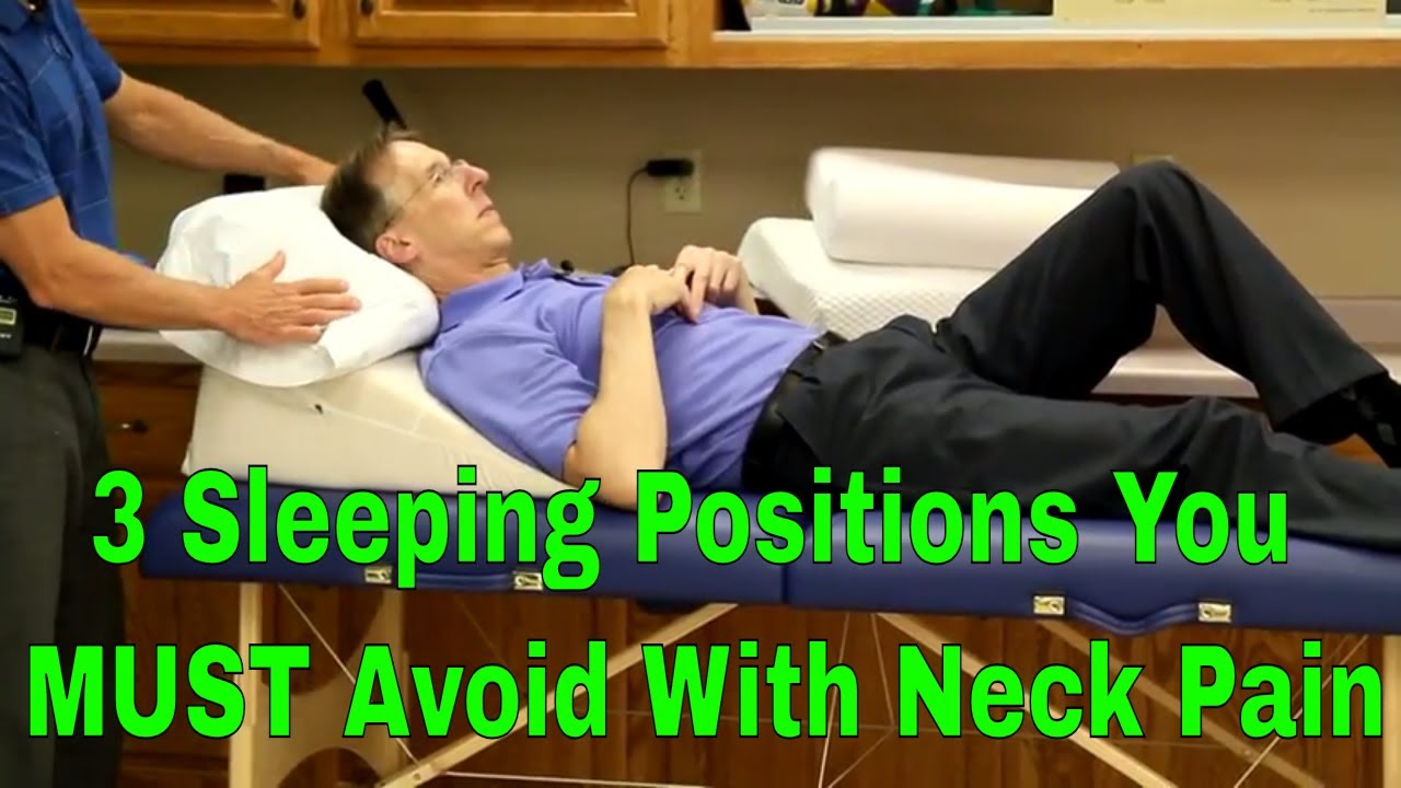 3 Sleeping Positions You MUST Avoid With Neck Pain