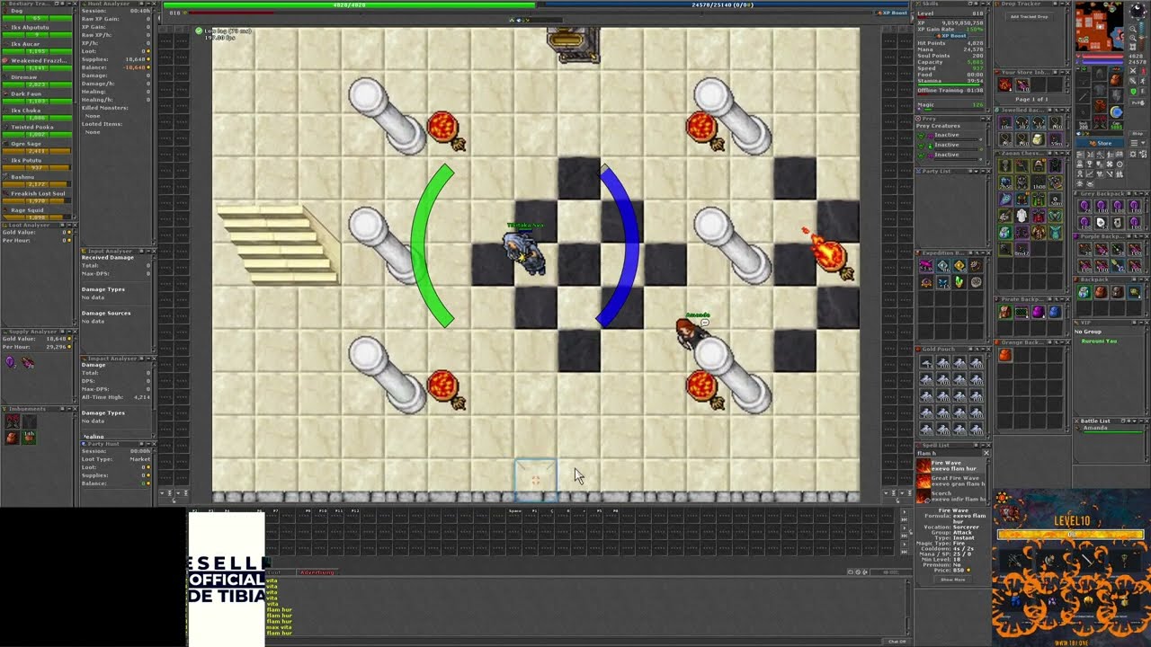 How To Set Up Your Hotkeys In Tibia In 2025!