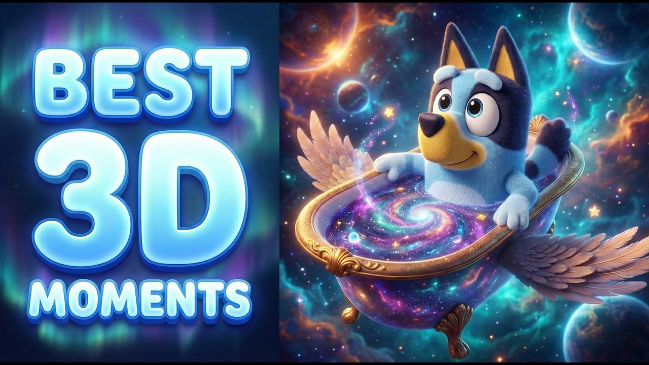 BEST 3D ANIMATION MOMENTS 💙 ✨ | Magic Galaxy Bath & Flying Bed 😯 | CGI Short Film