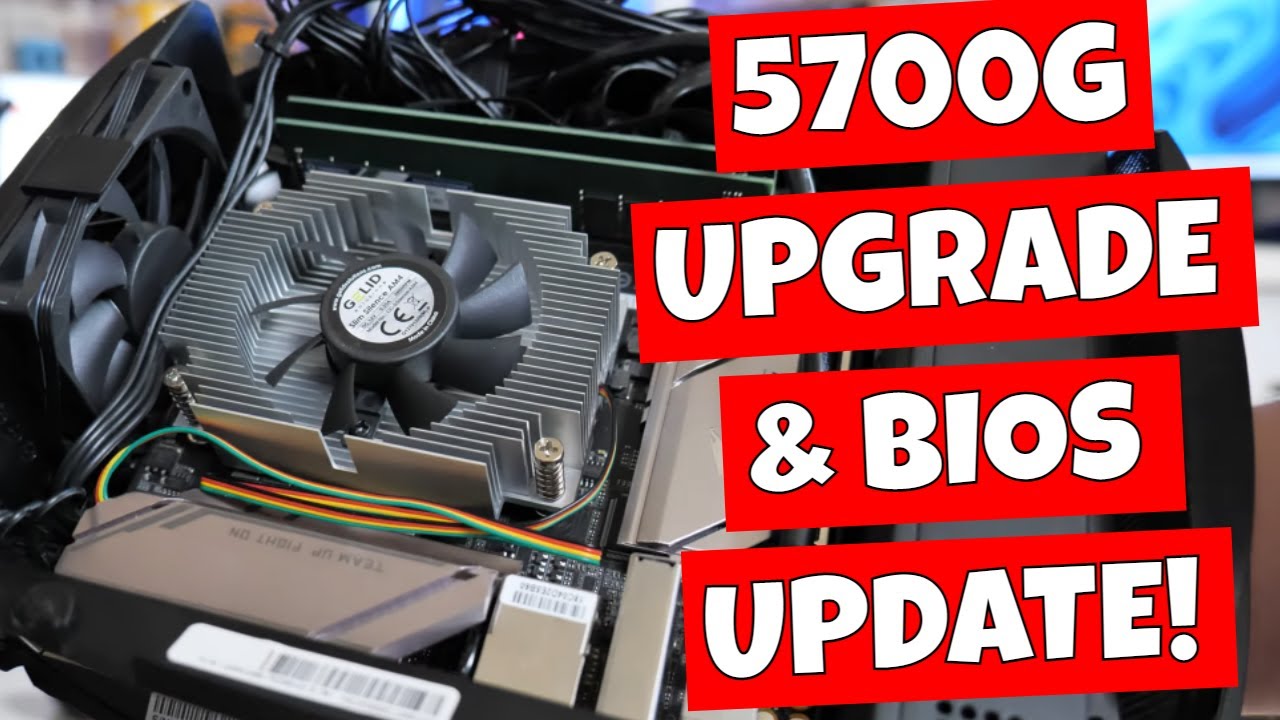 Gigabyte ITX B450 I Pro WiFi BIOS & 5700g Inwin B1 Upgrade & Testing