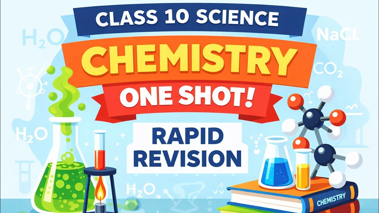 Class 10 chemistry one shot Hindi medium | class 10 science | board | ncert | one shot chemistry 