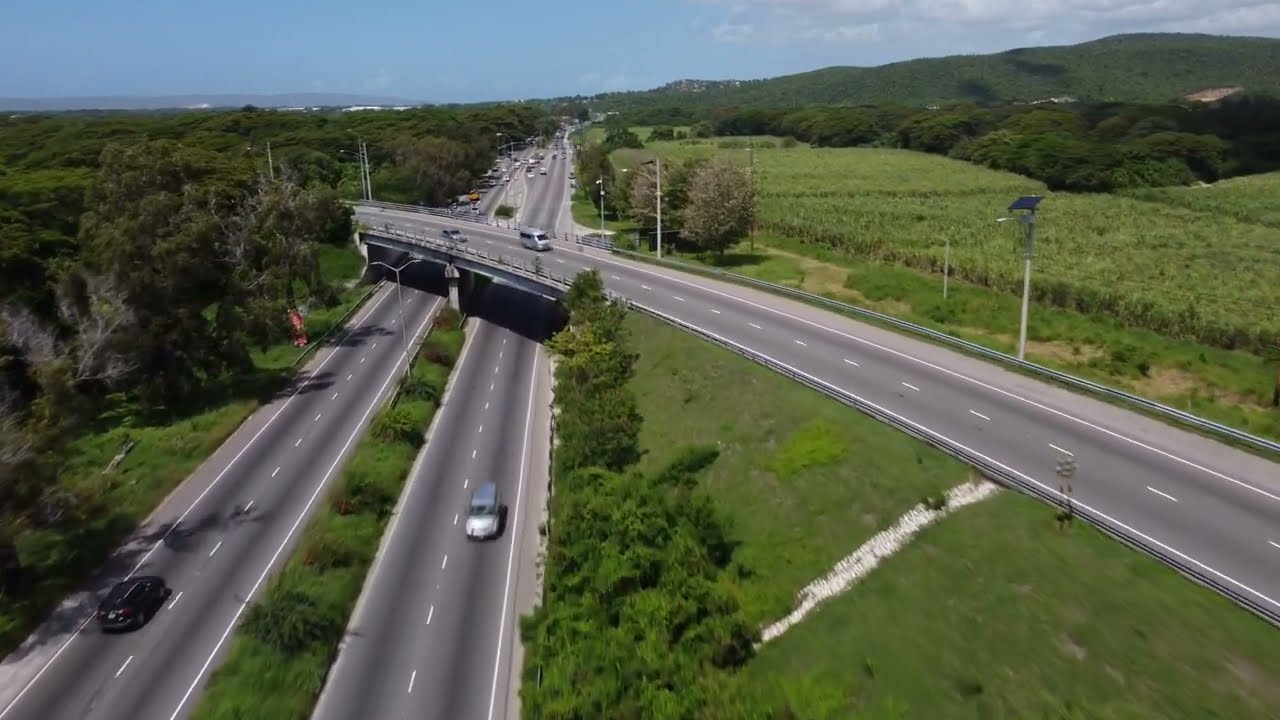 Mandela Highway Jamaica. Expansion of Jamaica's 🇯🇲 roads development, Flight Dji. #views Pt 3
