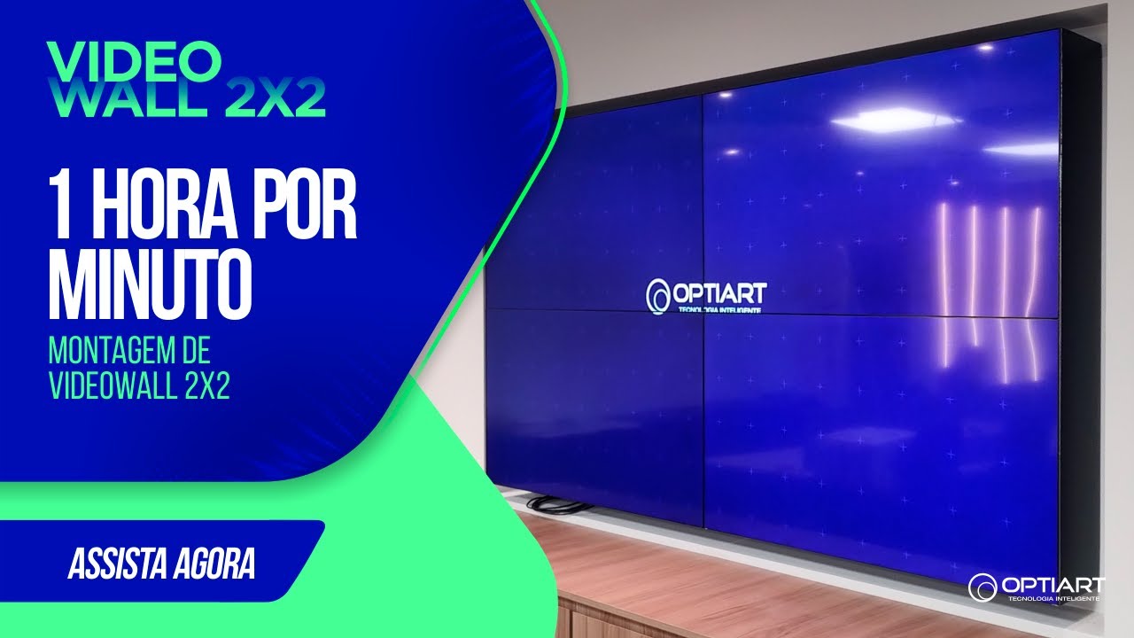 Montagem de VideoWall 2x2