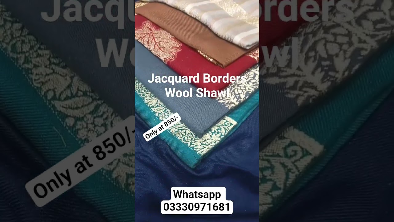 Jacquard Winter Wool shawl | Women Shawl | Best Price | premium quality. #shawl #womenshawl