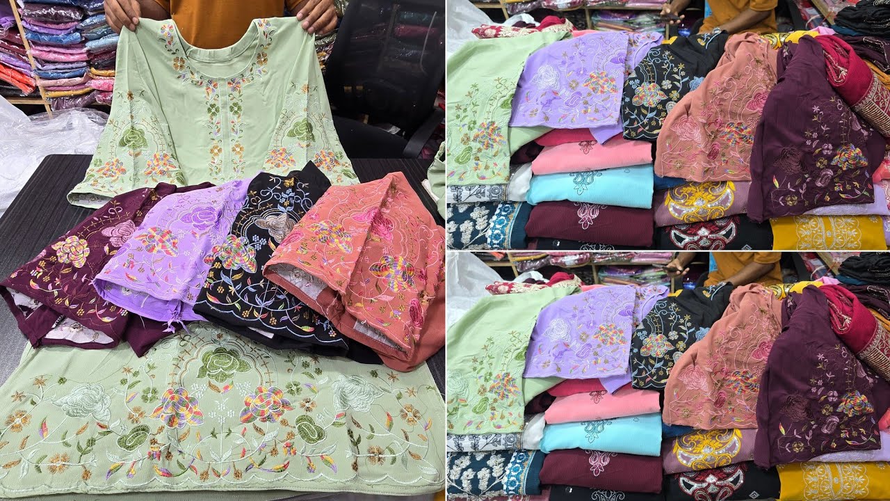৬৫০ টাকায় পাকিস্তানি স্টাইলের ঢোলা হাতার টুপিস পাইকারি। Pakistani inspired collection 2026