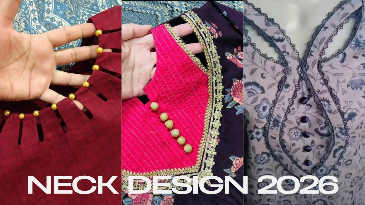 Neck design 2026 /Beautiful ideas design /latest dress design /Maria Liauqat dress design
