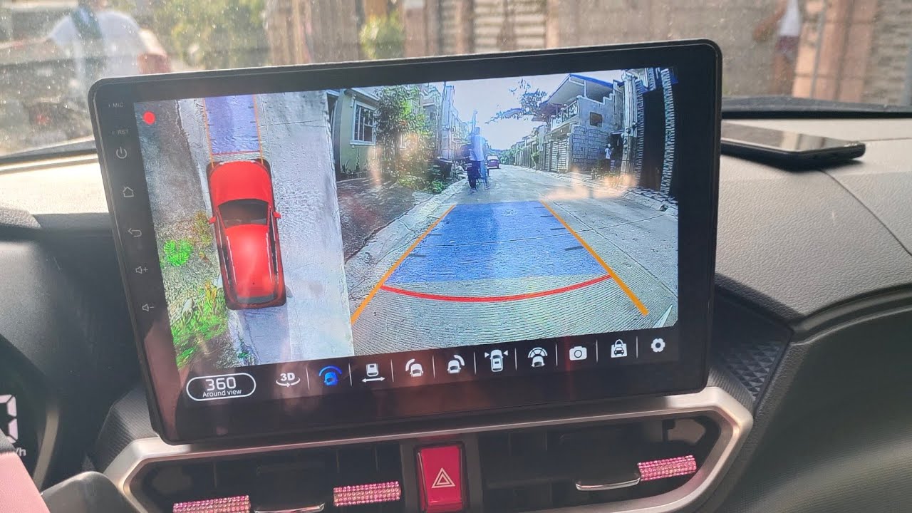 Toyota raize installed 360 camera and head unit