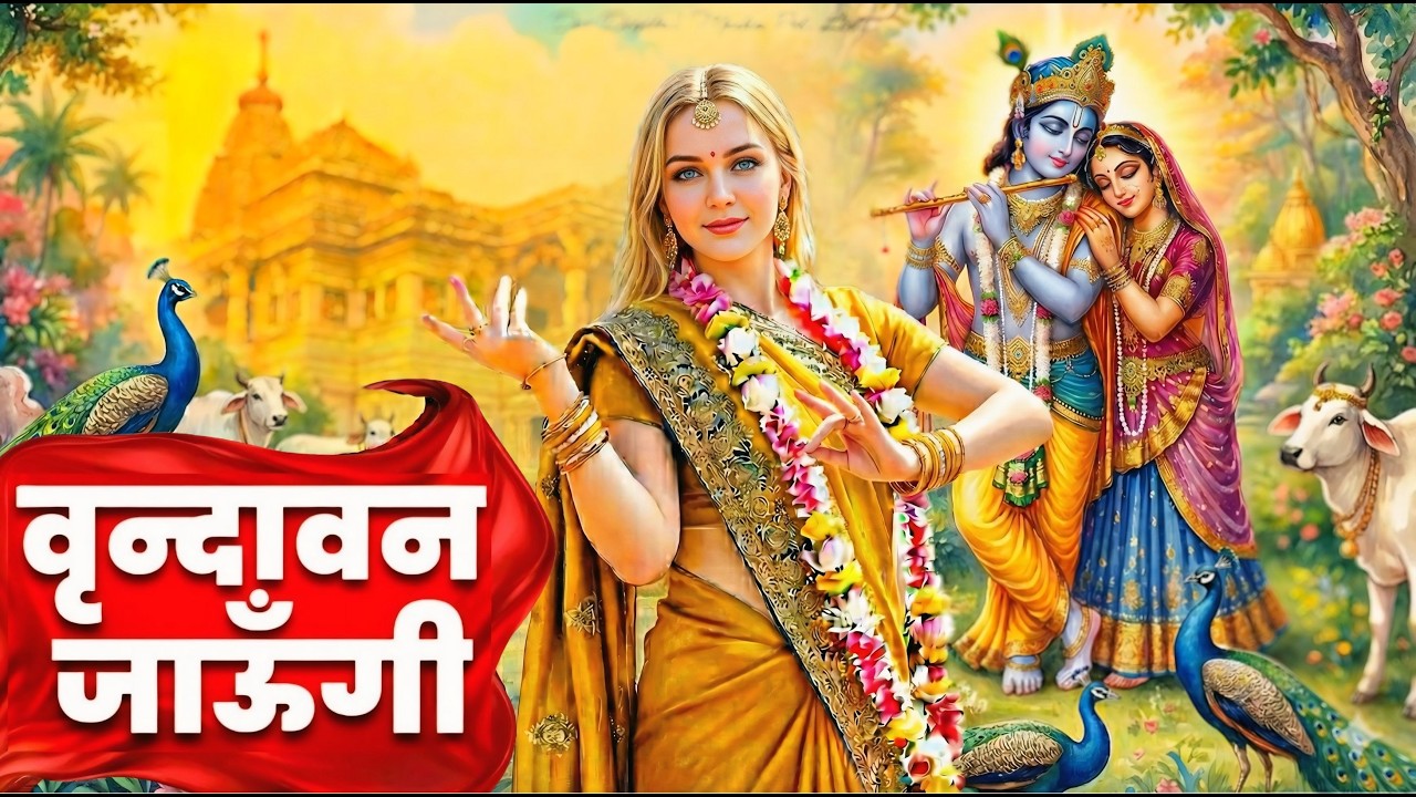 Vrindavan Jaungi | वृन्दावन जाउंगी | मेरे उठे विरह में पीर | Krishna Bhajan 2025 | #krishna #radhe