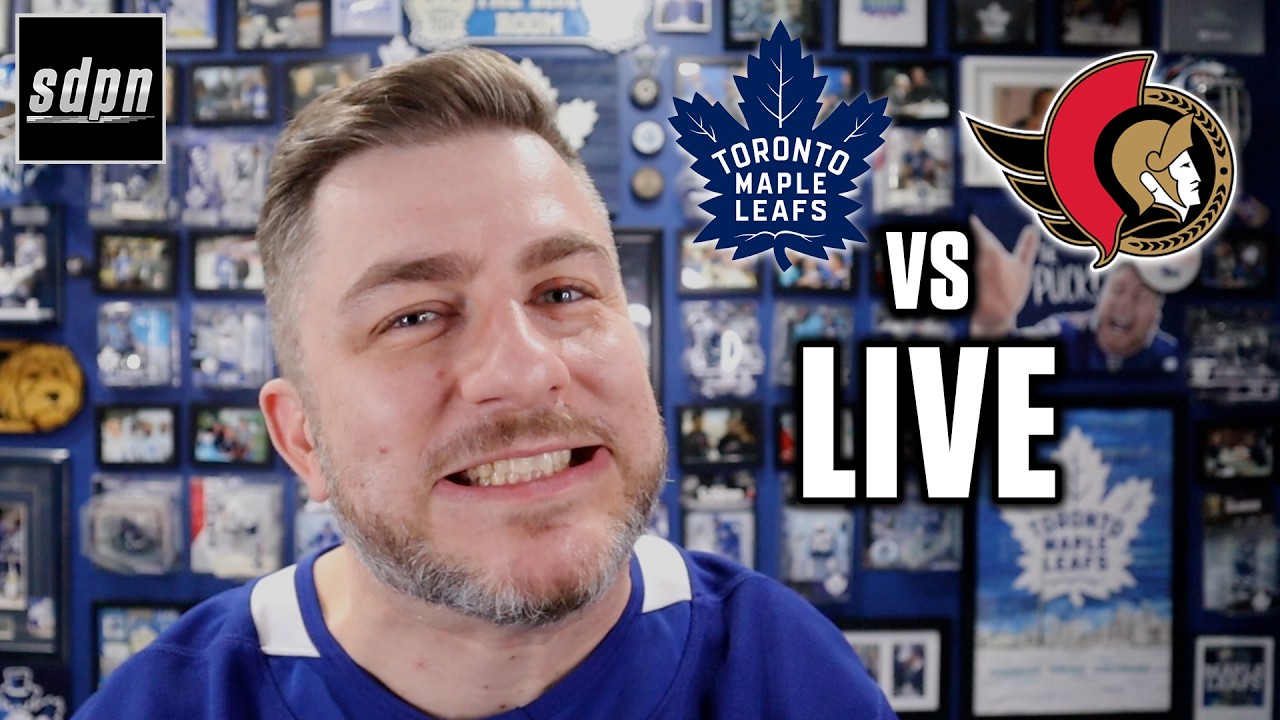 Toronto Maple Leafs vs Ottawa Senators | LIVE w/ Steve Dangle