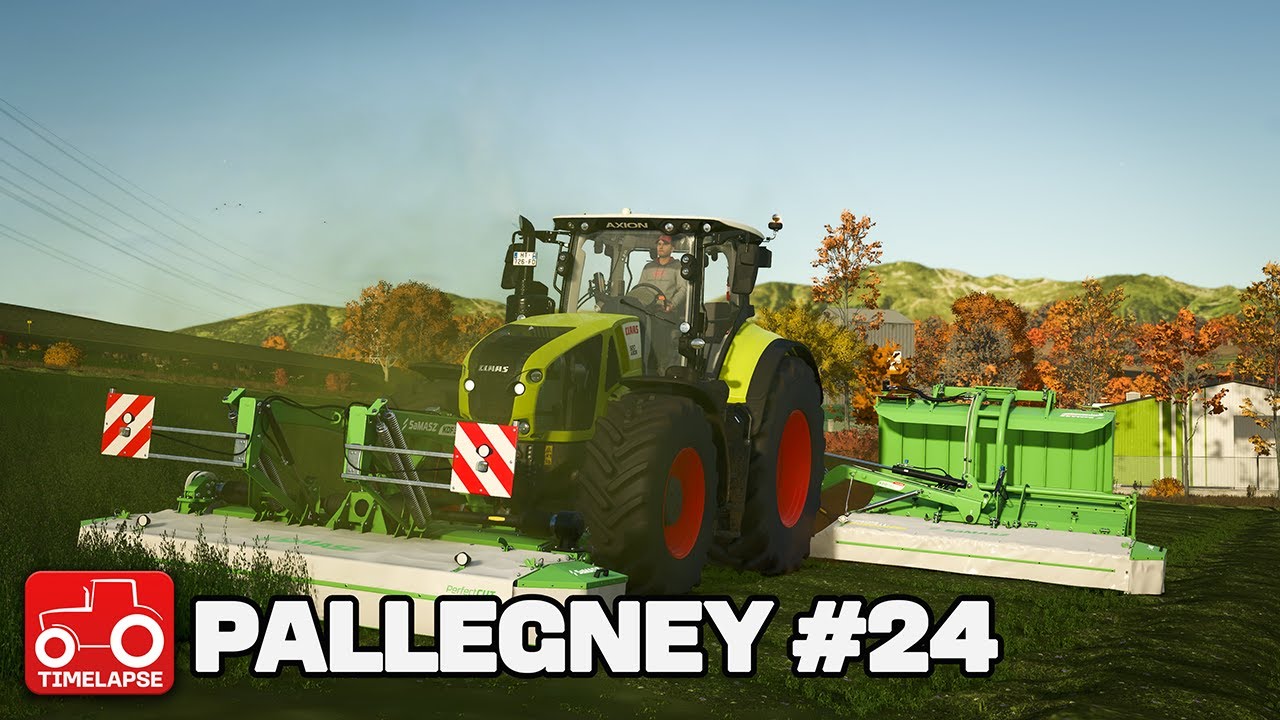 MAKING ALFALFA HAY!! Pallegney FS25 Timelapse Farming Simulator 25 Ep 24