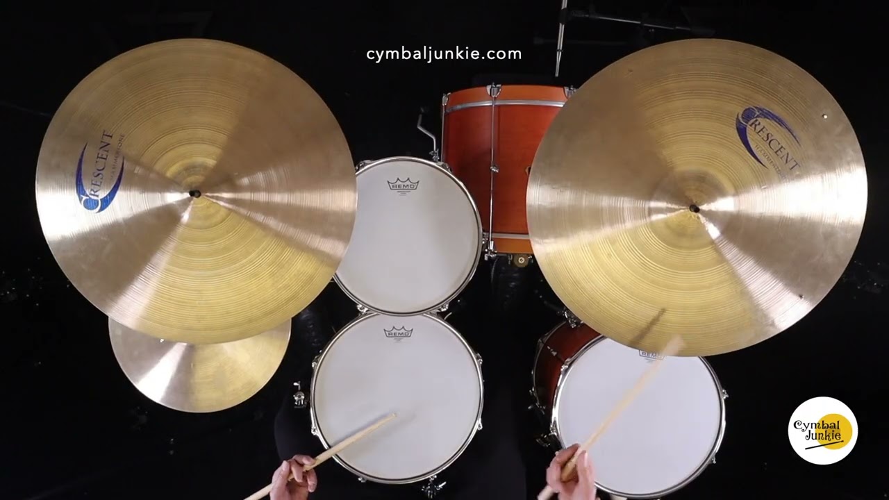 Crescent Jeff Hamilton signature cymbal set 14