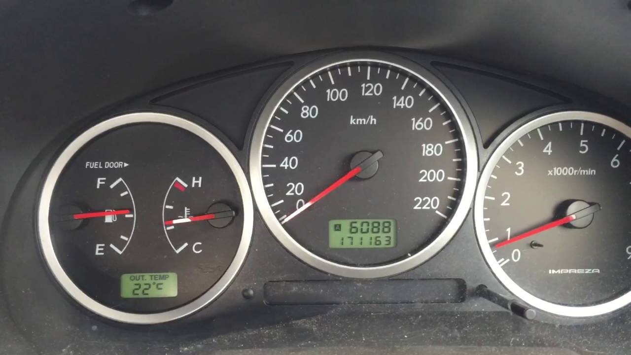 Subaru Impreza 2.0r 2006 Acceleration