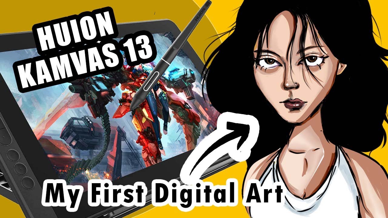 Trying out Digital Art for the First Time!! (+ Unboxing my first graphics tablet)