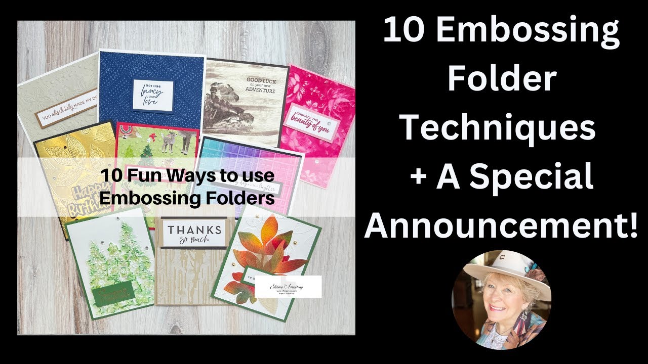 Embossing Folder Techniques: 10 Fun Backgrounds For Card Making