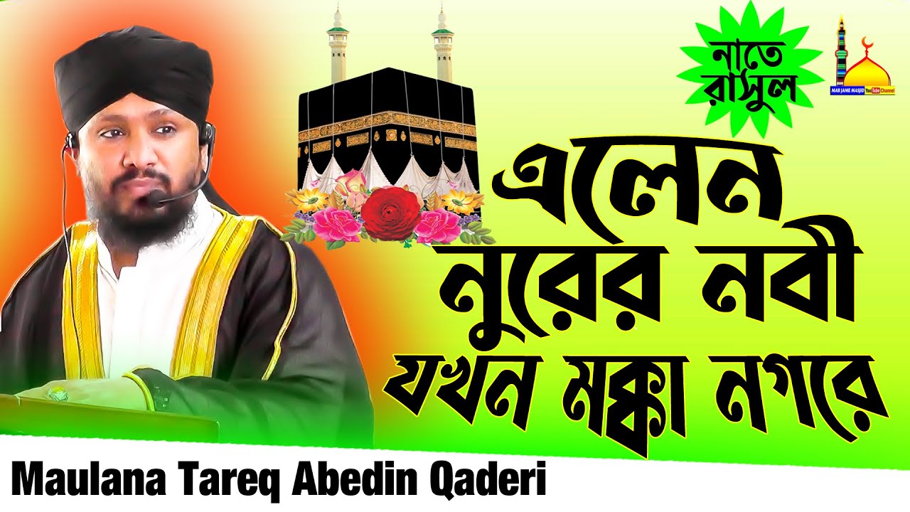 এলেন নুরের নবী যখন মক্কা নগরে || Maulana Tareq Abedin || মৌলানা তারেক আবেদীন ||