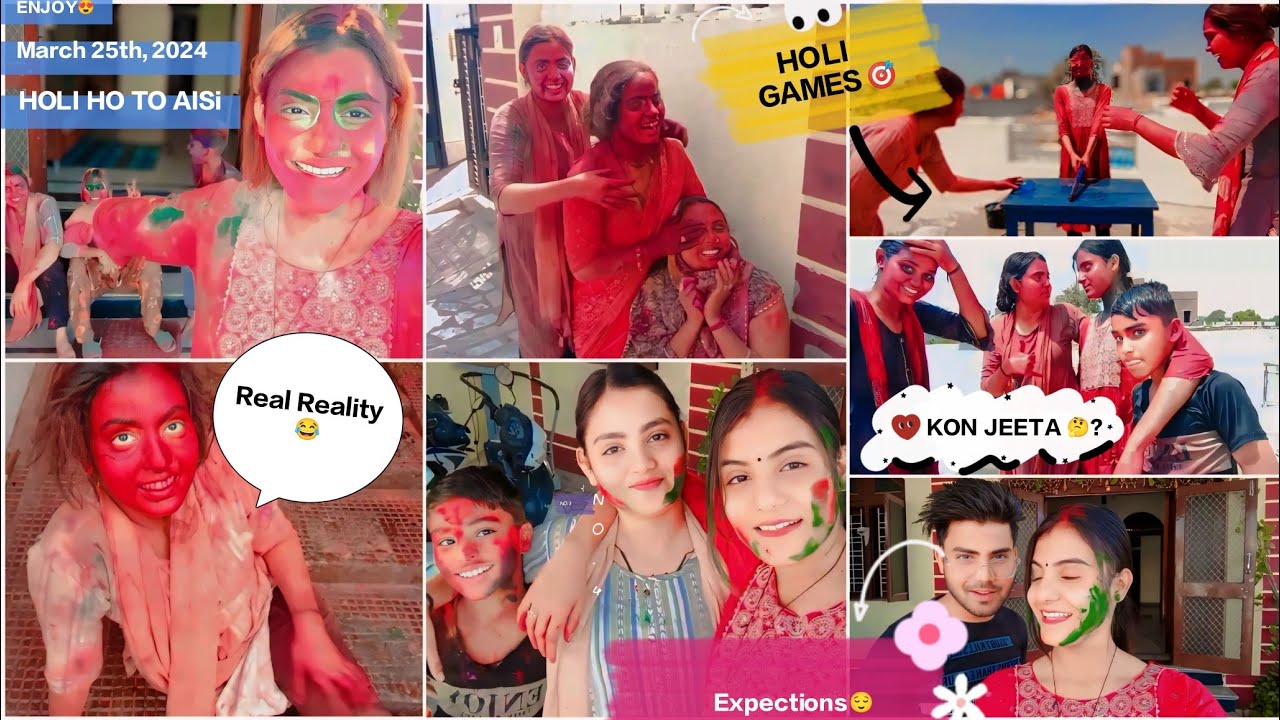 THE HOLI VLOG 2024 | HOLI HO TO AISI 🤣🌈