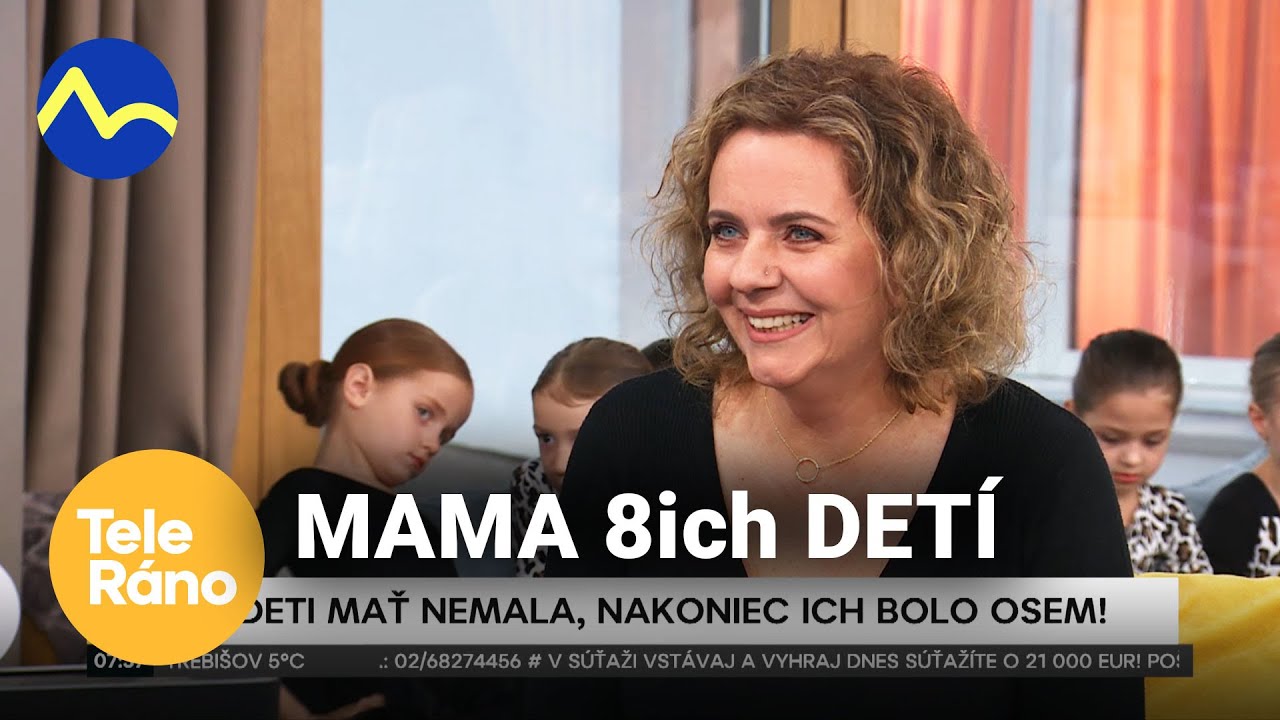 Matka 8ich det&iacute;, p&ocirc;vodne nemala mať deti v&ocirc;bec! | Teler&aacute;no