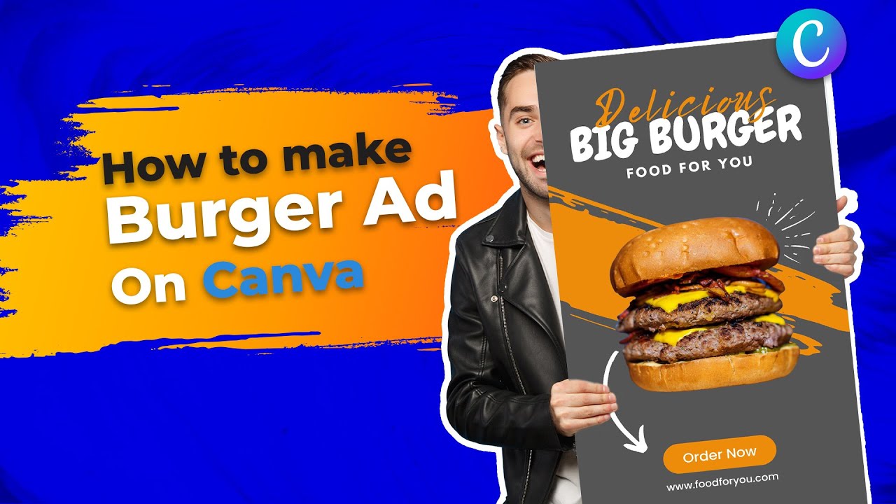 How to Design Instagram Stories in Canva? | Burger Ad Design