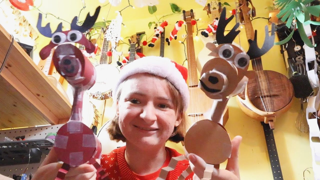 How to make the whimsical dancing reindeer! (christmas crafting special!!)