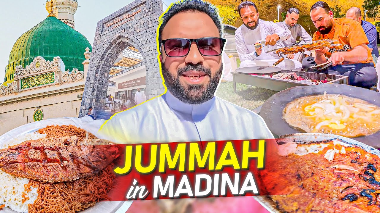 Jummah Day in Madinah 💚 Fried Fish Rice 🐟🍛 & Burger Party 🍔