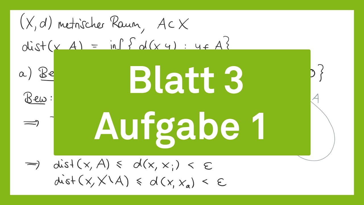 Musterlösung zu Aufgabe 1 | Blatt 3 | Analysis 2