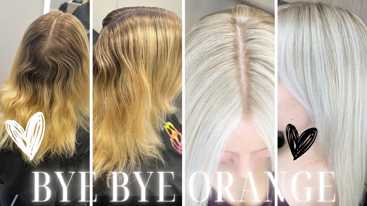 HOW TO FIX EXTREMELY ORANGE BLEACHED HAIR CORRECTLY!