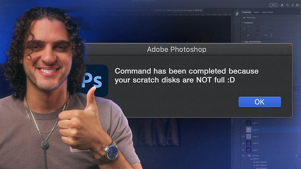 How to ACTUALLY Fix Photoshop's Scratch Disk Error Once and For All