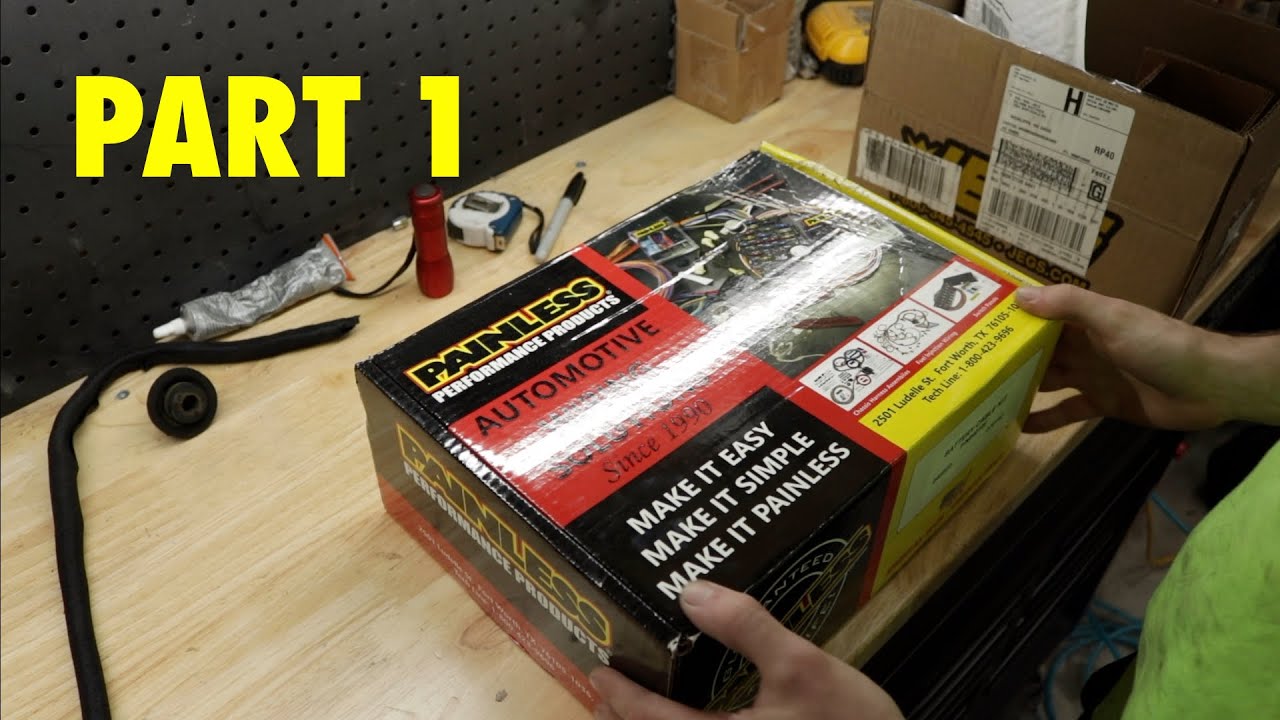 Painless Wiring Install PART:1