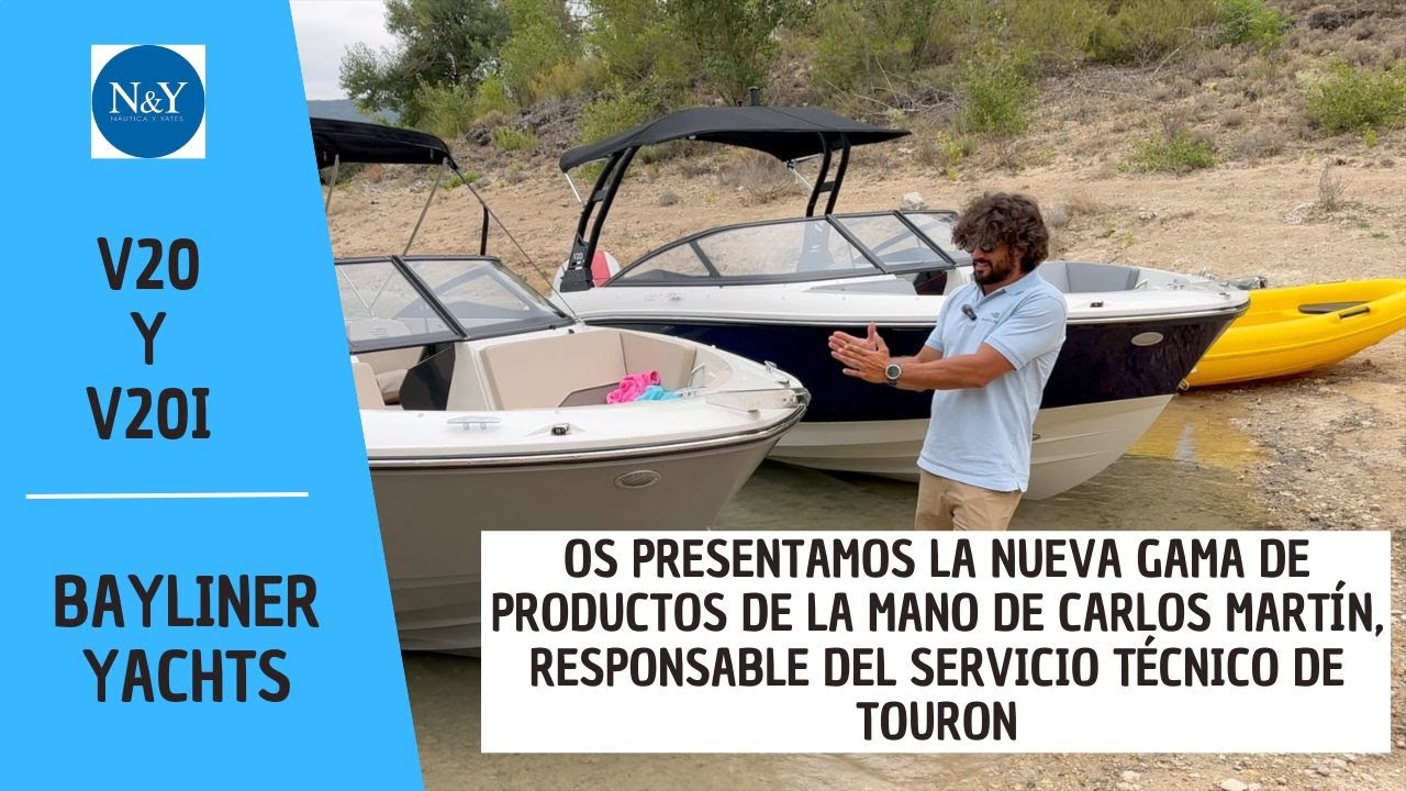 Visitamos las novedades de Bayliner con la  V20 y la V20 I