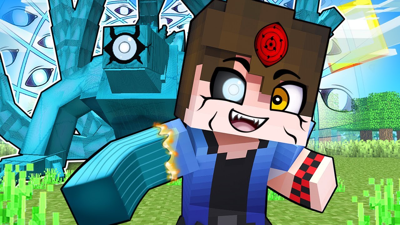 A JUUBI dEUS OTSUTSUKI no Minecraft NARUTO