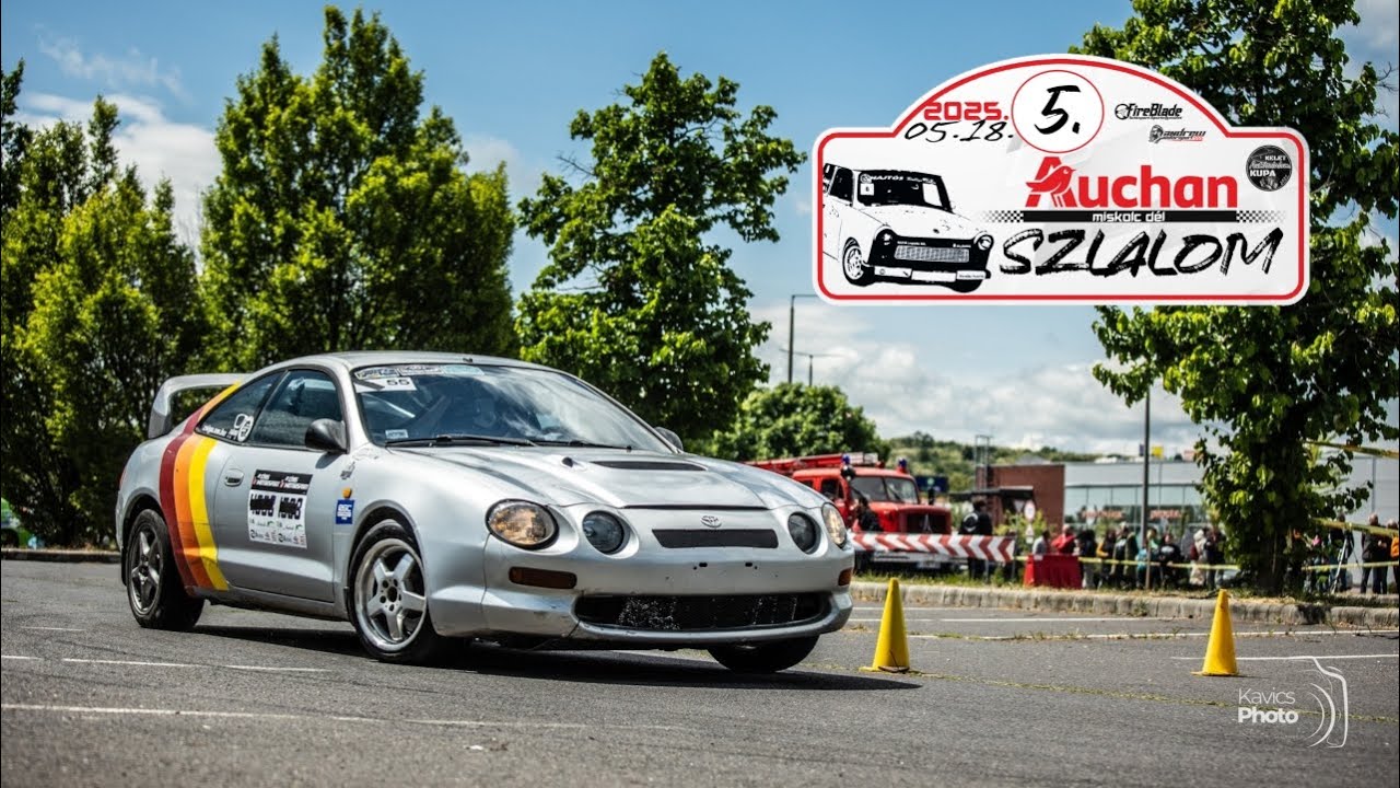 5. Auchan Miskolc Dél Szlalom – 2025.05.18. Polnai Zsolt Toyota Celica GT