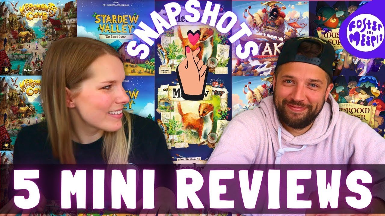5 Mini Board Game Reviews | Board Game Snapshots