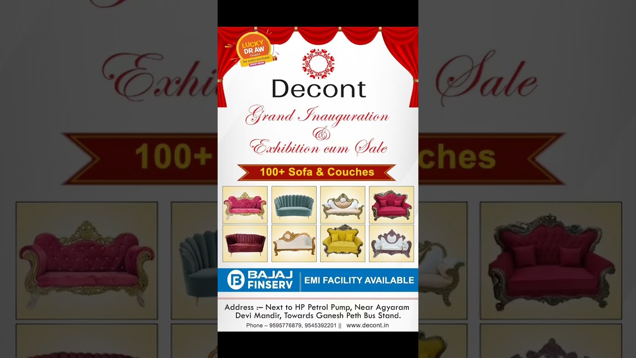 Decont is having the grand opening of their first experience store in Nagpur.🙏