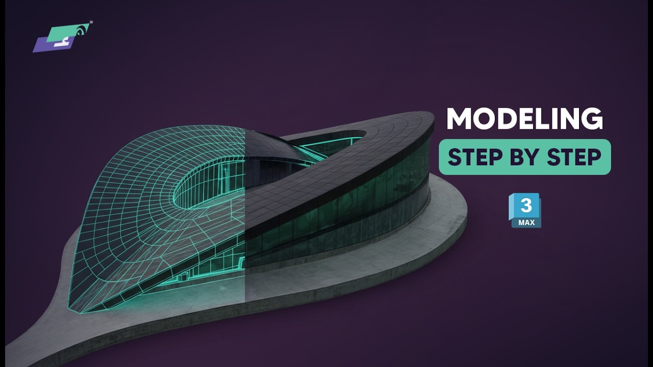 ازاي تعمل موديل فيه انحناءات علي 3ds max
