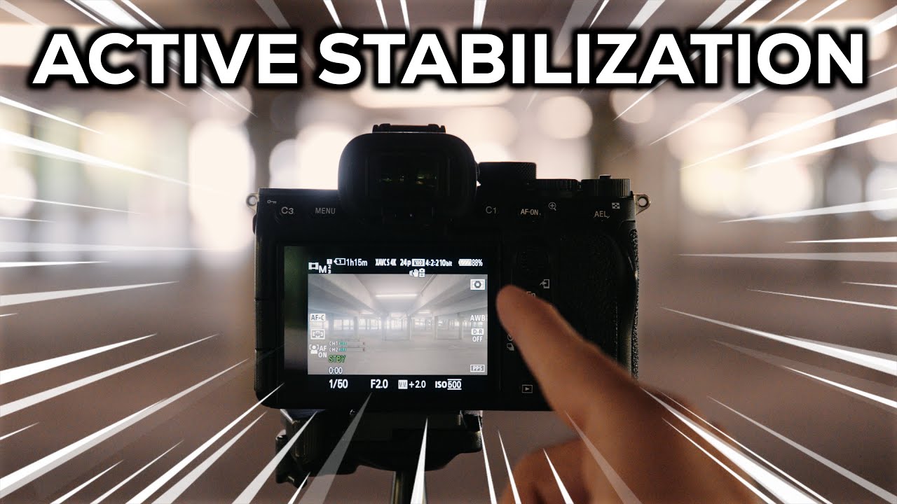 How to use ACTIVE Stabilization on SONY Cameras (Tutorial)