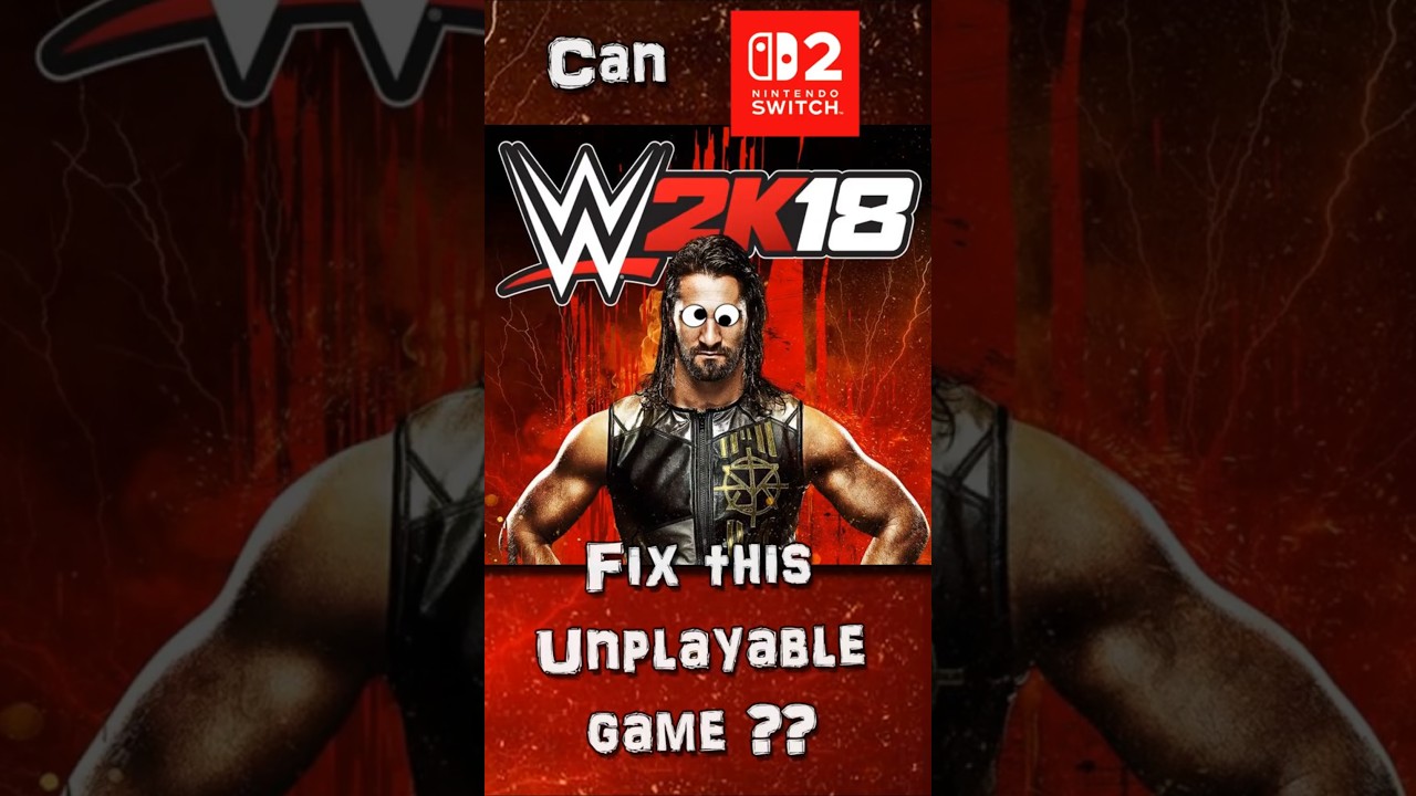 Наконец-то можно сыграть в WWE 2K18 спустя 10 лет? 🤪 #WWE #WWE2K #WrestleMania #gaming #Nintendo