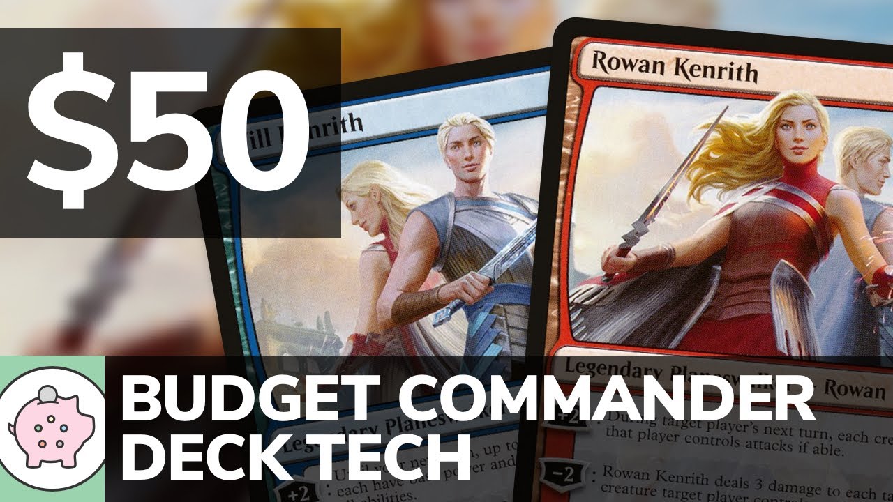 Rowan & Will Kenrith | EDH Budget Deck Tech $50 | Human Tribal | Super Friends | MTG | Commander