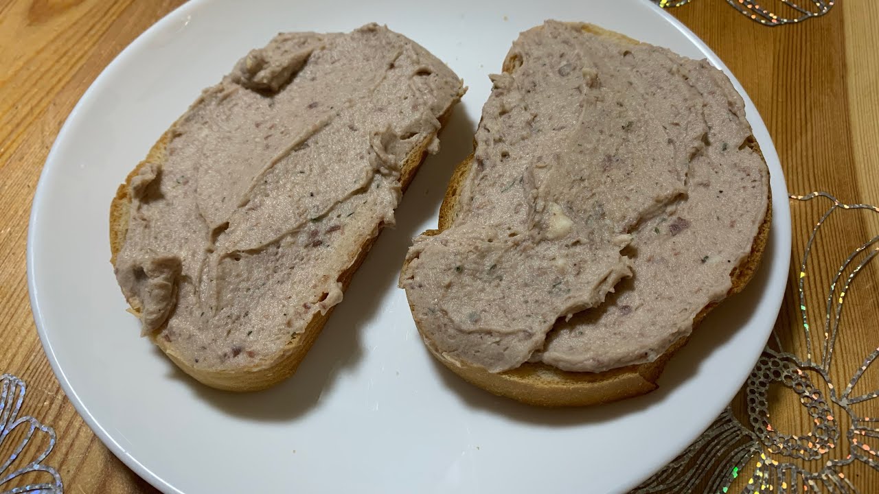 Очень вкусный паштет из фасоли ( не отличить от мясного)