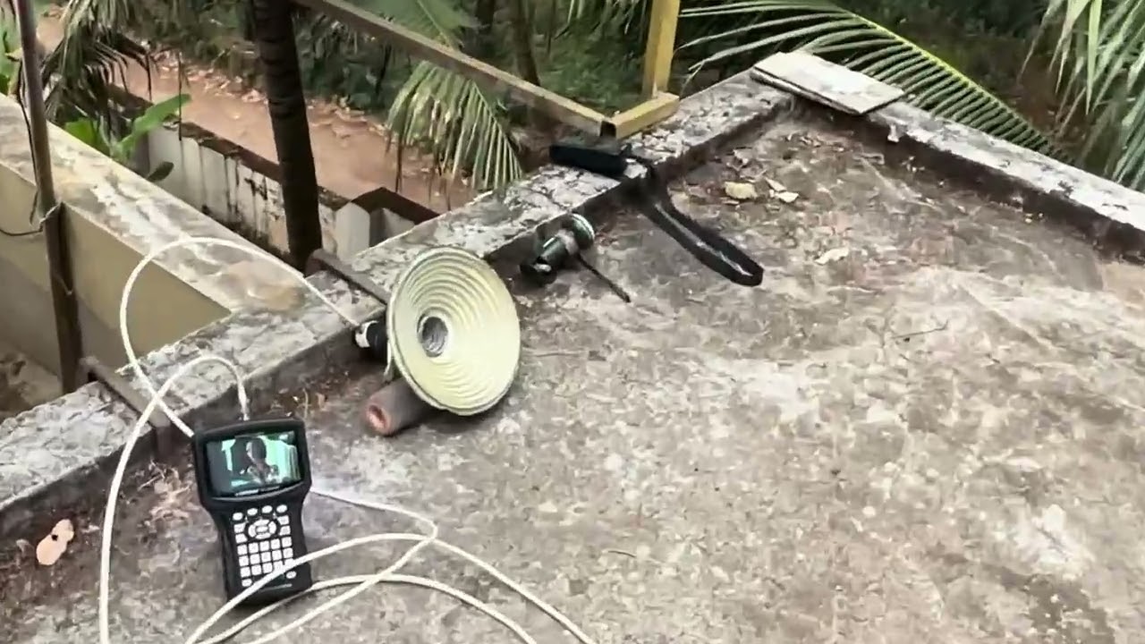 New track  10. C. 42 ku. 10ft dish ￼ talking, Tirur Kerala Malappuram