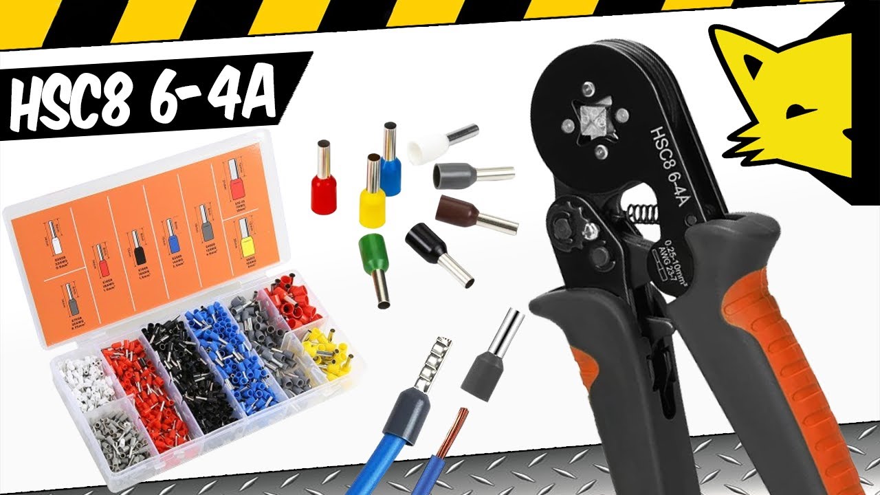 😎🛠Pinza Crimpadora De Terminales Tubulares🤔 l HSC8 l 📦Revisión y Pruebas📝