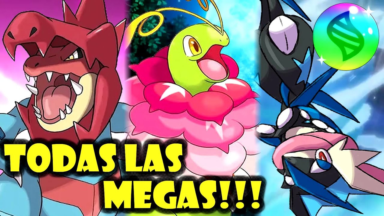 TODAS LAS MEGAEVOLUCIONES NUEVAS DE POKEMON!!!