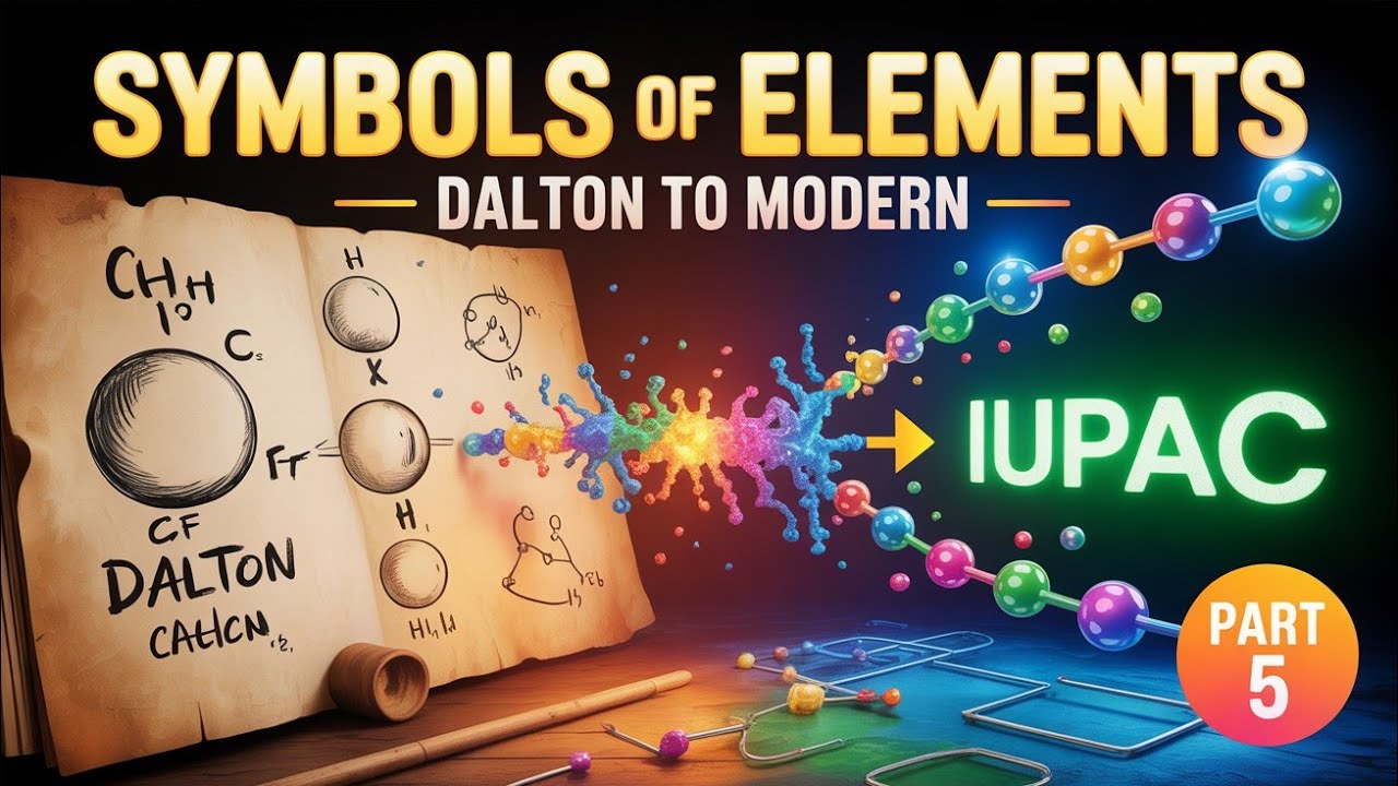 Class 9 Chemistry Chapter 3 l Symbols Used To Represent Atoms Of Different Elements 
