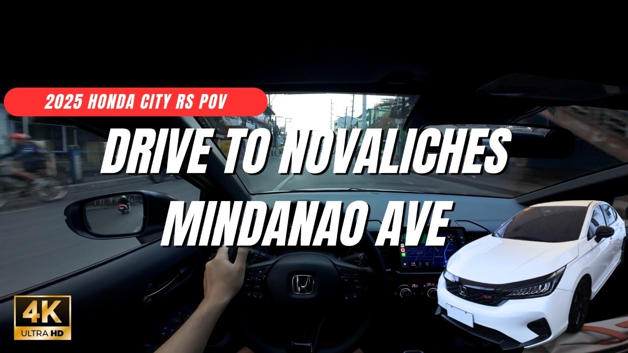 2026 Honda City RS POV | ASMR | Drive to Honda Spa via Novaliches Quirino Highway
