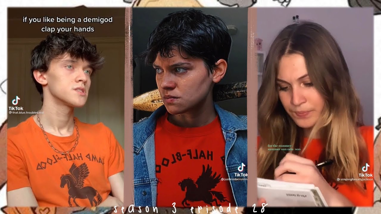 Percy Jackson Tiktoks to watch while your shelf runs out of space | season 3 episode 28
