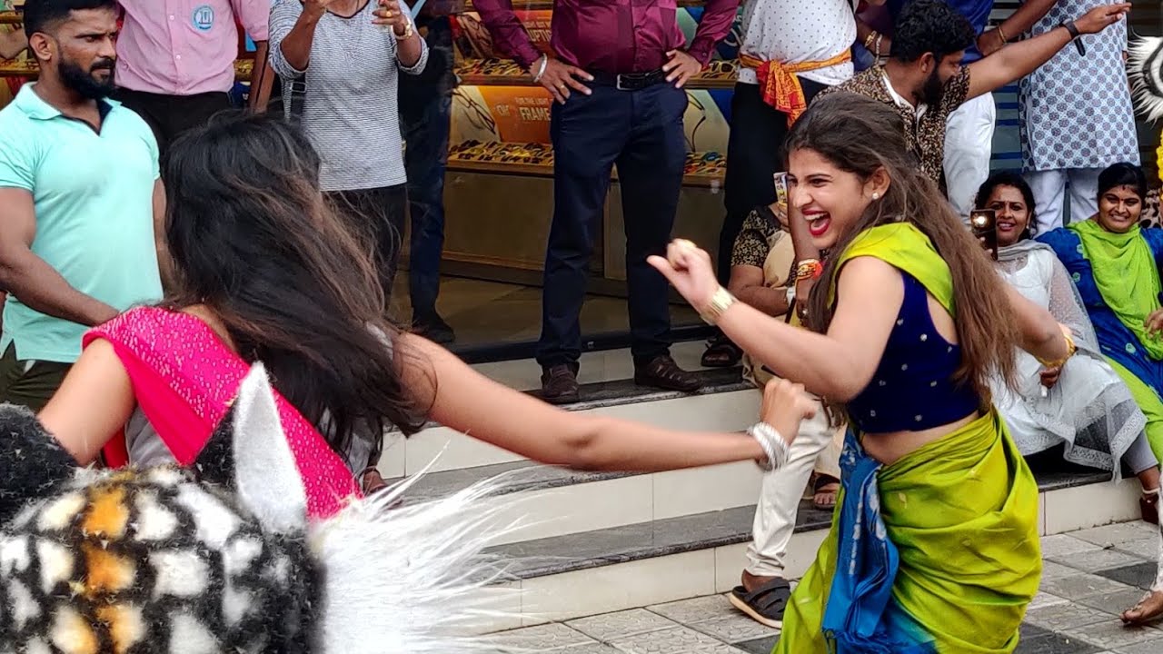 Tiger Dance by Udupi Girls 2023 🔥 - Pilinalike in Udupi #tigerdance #ashtami @AbhijithKotian