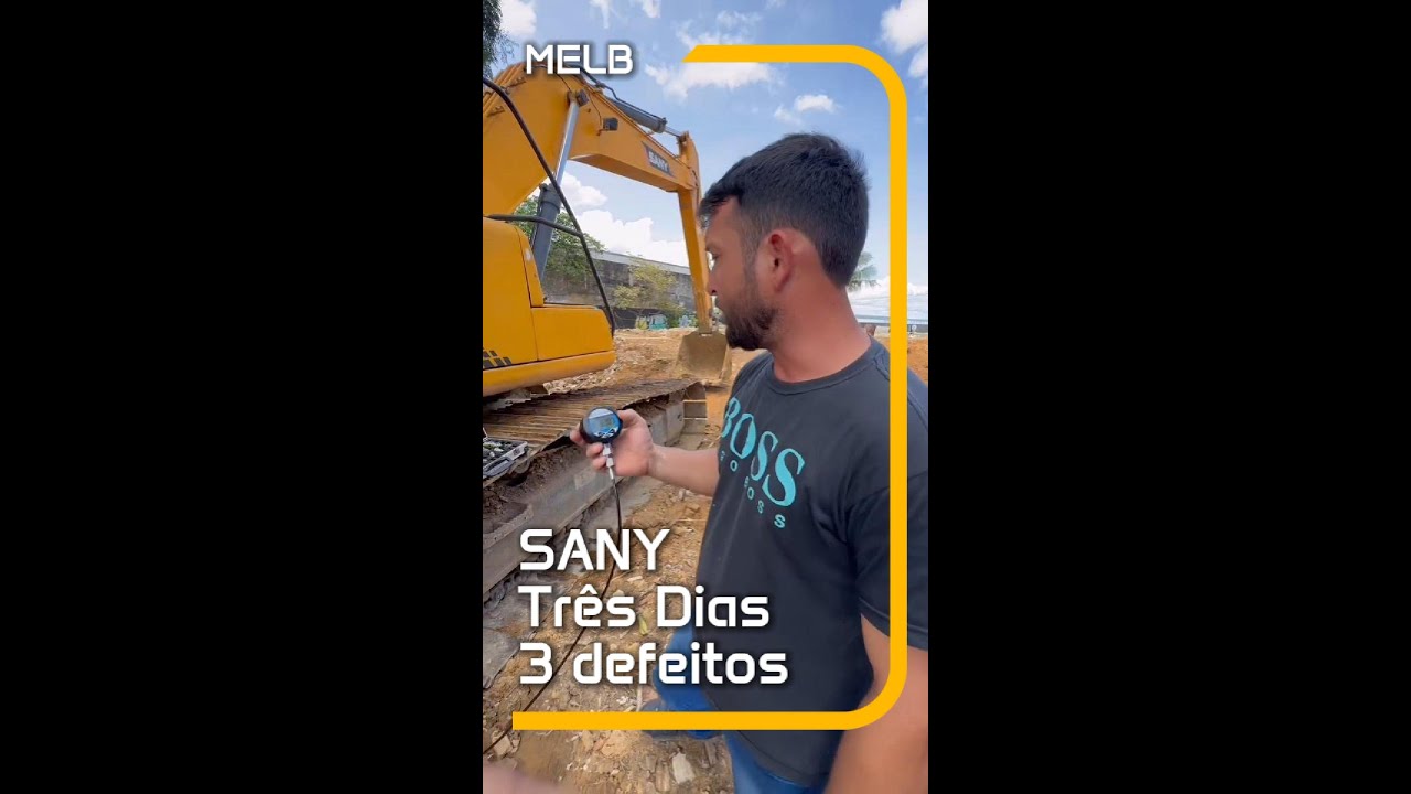 Trê Dias. 3 Defeitos. SANY 🚜 Máquina lenta e sem força? Descobrimos o problema! 🔧